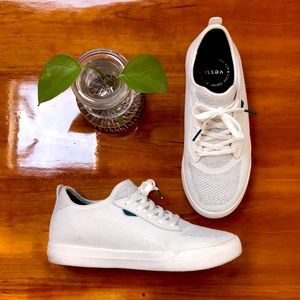 White waterproof sneakers